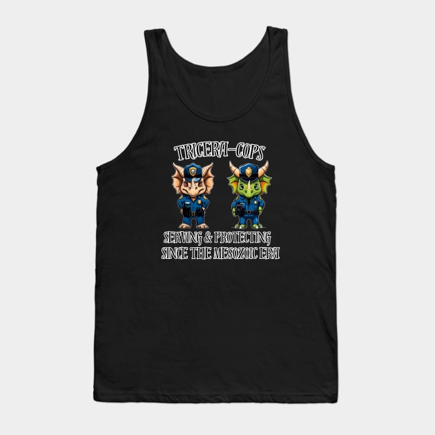 Funny Dinosaur Pun Dino Tank Top by MordaxFurittus